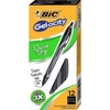 BIC Gelocity Quick Dry Black (Pack of 12) 949873