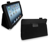 Black Carbon Fibre PadWear Stand and Type Multi Functional Case with Sleep Sensor For Apple iPad Mini Tablet