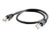 C2G - Patch cable (DTE ) - RJ-45 (M) - RJ-45 (M) - 3 m - screened shielded twisted pair (SSTP) - CAT 6a - snagless - black
