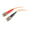 C2G ST-ST 50/125 OM2 Duplex Multimode PVC Fiber Optic Cable (LSZH) - Patch cable - ST multi-mode (M) - ST multi-mode (M) - 2 m - fibre optic - 50 / 125 micron - OM2 - halogen-free - orange