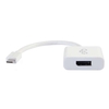 C2G USB C to DisplayPort Adapter Converter - USB Type C to DP White