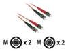 CablesToGo,  ST/ST LSZH Duplex 62.5/125 Multimode Fibre Patch Cable,  5m