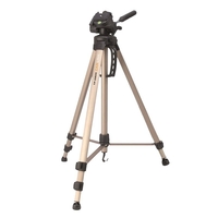 Camlink TP2100 3 Section 3 Way Pan Tilt Head Tripod + Case Max Height 57 Inches