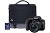 Canon EOS 200D Black SLR Camera Kit inc 18-135mm IS STM Lens,  16GB SD and Case
