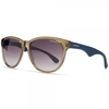 Carrera Sunglasses 6004 Wayfarer Style in Crystal Brown Aqua.