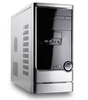 Casecom MA-1199 Shiny Silver with Black Front MATX Tower Case - No PSU