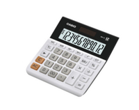 Casio 12-digit Landscape Basic Function Calculator White