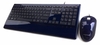Ceratech Gloss Black image Multimedia Fullsize Keyboard with Black keys and matching Gloss Black image mouse