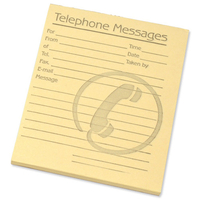 Challenge Tinted Tele Mess Pad 4x5in Ylw - 10 Pack