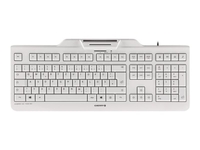 Cherry Kc 1000 Sc Security Wired Keyboard With Integrated Smart Card Terminal (light Grey) - Uk