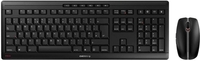 CHERRY STREAM DESKTOP RECHARGE Wireless Keyboard and Mouse in Black