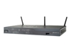 Cisco 881W Integrated Services Router - Wireless router + 4-port switch - EN,  Fast EN,  802.11b,  802.11g,  802.11n (draft 2.0) - Cisco IOS Advanced Security