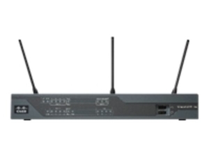 Cisco 892W Gigabit Ethernet Security Router - Wireless router + 8-port switch - ISDN - EN,  Fast EN,  802.11b,  802.11a,  802.11g,  802.11n (draft 2.0) - Cisco IOS Advanced IP services
