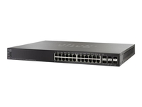 Cisco SG500X-24MPP 24 Port PoE+ Gigabut with 10 Gigabit Uplinks Max Stackable Managed Switch