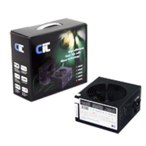 CIT 650W Black Edition PSU 12cm Fan Dual 12v Rail 20+4pin 3x SATA