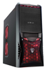 CIT Vantage Type-R Midi Mesh Gaming Case Black Interior 4 Fans (3 Red LED) Card Reader No PSU