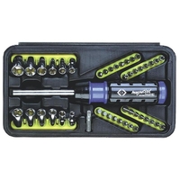 CK Ratchet Screwdriver with 45 Bit & Socket Set