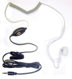 Cobra D Shape Ear Piece - PTT Transparent Earpiece