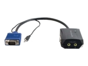 Compact VGA Splitter + 3.5mm Audio