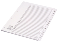 Concord A-Z Index A4 Clear Tab