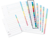 Concord Index 1-12 A4 Multi Colour Tabs