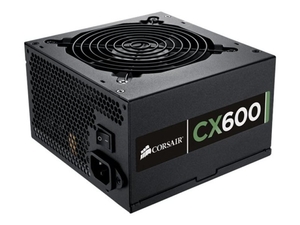 Corsair Builder Series CX600 V2 - Power supply (internal ) - ATX12V 2.3/ EPS12V - AC 90-264 V - 600 Watt - active PFC - United Kingdom
