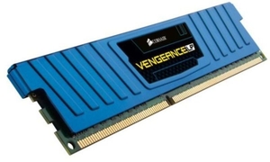 Corsair DDR3 1600MHz 8G 1x240 Dimm Unbuffered 10-10-10-27 with Vengeance Blue Low Profile Heat Spreader - Core i7 Core i5 and Core 2 1.5V