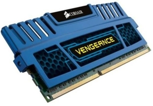 Corsair DDR3 1600MHz 8GB 1x240 Dimm Unbuffered 10-10-10-27 with Vengeance Blue Heat Spreader - Core i7 Core i5 and Core 2 1.5V