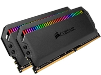 CORSAIR DOMINATOR PLATINUM RGB 16GB (2x8GB) DDR4 3200 (PC4-28800) C16 1.35V AMD Optimized Memory- Black