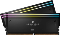 Corsair DOMINATOR Titanium RGB Black 64GB 6600MHz DDR5 Memory Kit - Black