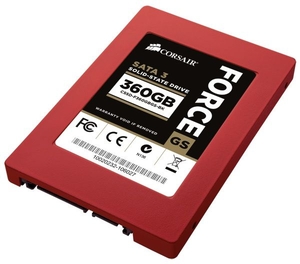 Corsair Storage Solutions 360GB 2.5" Solid State Disk Drive Force Series GS (SSD) 555MB/s Read 530MB/s Write fast Toggle NAND. Retail Package