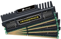 Corsair Vengeance DDR3 1866MHz 32GB 4x240 Dimm Unbuffered 10-11-10-30 Vengeance Heatspreader Supports Core i7 XMP 1.3 1.5V