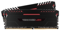 Corsair Vengeance LED 16GB (2 x 8GB) DDR4 DRAM 3000MHz C15 Memory Kit - Red LED Lighting