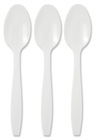 CPD Plastic Table Spoon White - 100 Pack