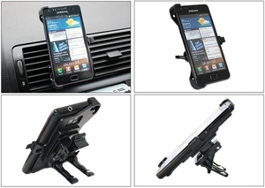 Custom Dedicated Air Vent Spring Mount Holder For Samsung i9100 Galaxy S II S2