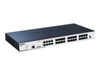 D-Link 24-port SFP Layer 2 Stackable Managed Gigabit Switch including 8-port Combo 1000BaseT/SFP with Standard Image