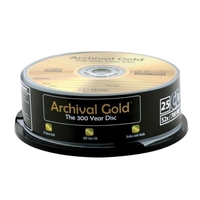 Delkin Archival Gold Scratch Armour CD-R 25-Pack Spindle 700MB 52x (DDCD-R-SA/25 Spindle)