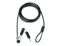 DICOTA Laptop/Notebook/Projector/Printer/Monitor Security Lock Pro Key. Extra strong for maximum theft protection with a push to lock function. Two keys included. Lockhead 360° rotatable and 90° tiltable. Cable length 200cm,  thickness 5.2mm. Flexible 