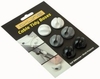 Dline Cable Tidy Bases 6pk Self Adhesive