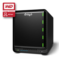 Drobo 5D Desktop 5-bay DAS Storage Array for PC/Mac,  Thunderbolt,  USB 3.0 with 4 x 1TB WD Red NAS Hard Drives (DRDR5A31/4TB/RED)