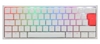 Ducky One2 Mini 60% White Frame RGB USB Mechanical Gaming Keyboard Red Cherry MX Switch UK Layout