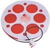 Duralight Red 6m Static with 2m Fixed Mains Lead