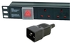 Dynamode - 1U 8 Way Vertical UK 13A Switched PDU > IEC20