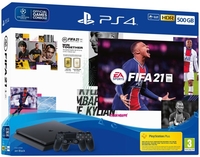 EA SPORTS FIFA 21 500GB PS4 Console + Second DUALSHOCK4 Wireless Controller Bundle