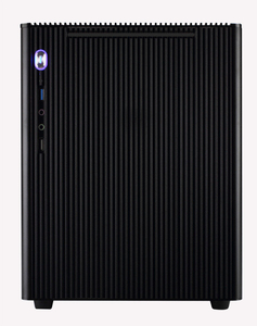 Ebuyer M5 Mini ITX Black Aluminium Cube Chassis - ATX PSU Supported