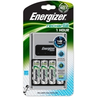 Energizer 1 Hour Battery Charger With 4 X Aa Batteries