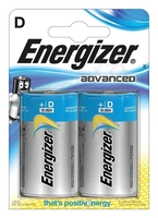 Energizer Advanced E95/ D Pk2