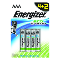 Energizer Ecoadvanced Aaa Pk 4 Plus 2