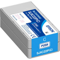 Epson SJIC22P TM-C3500 Cyan Ink Cartridge