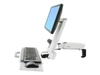 Ergotron Styleview Hd Combo Mounting Kit (Wall Bracket,  Support Arm,  Mount,  Wrist Rest ) For Lcd Display / Keyboard / Mouse / Bar Code Scanner Plastic,  Aluminium,  Steel White Screen Size: 24 Mounting Interface: 100 X 100 Mm,  75 X 75 Mm